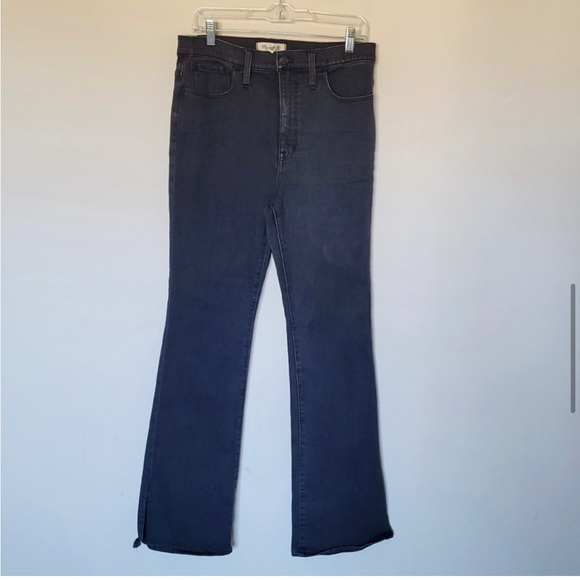 Madewell Demi Flare Jeans in Bellhaven Wash: Slit-Hem Edition - Picture 8 of 8